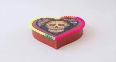 Quadro Box Caveira Mexicana 2