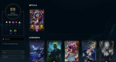 Conta League of Legends Full Acesso - Kayle Juiza