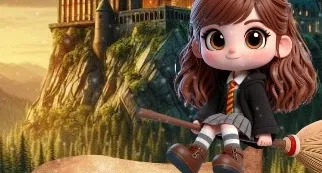 Arte editável Canva Harry Potter