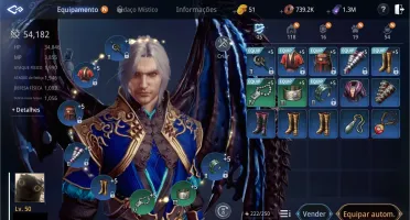 MIR4 SA63 54K de poder, 14 dracos. guild top 15