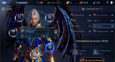 MIR4 SA63 54K de poder, 14 dracos. guild top 15