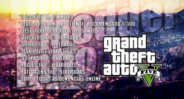 Up contas GTA V - Quer ser um dos Bilionário de Los Santos