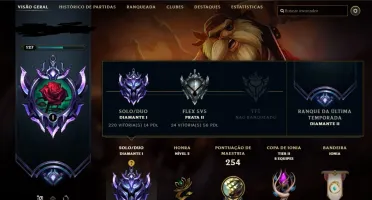 Conta lol diamante 1 21 skins