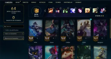 Ferro 2 com 21 Champs e 5 Skins