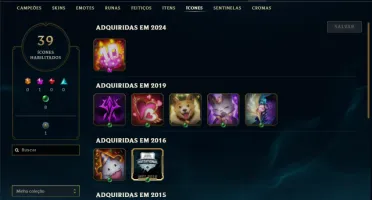 Ferro 2 com 21 Champs e 5 Skins
