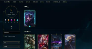 Ferro 2 com 21 Champs e 5 Skins