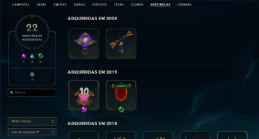 conta league of legends Gold 3