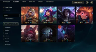 conta league of legends Gold 3