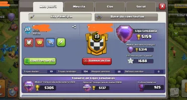 Cv 13 Clash of Clans 6 construtores