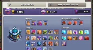 Cv 13 Clash of Clans 6 construtores