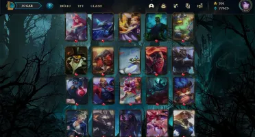 conta League of legends ouro2 com433 skins