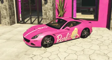 pack da barbie mansao 2 carros park na praia skin five