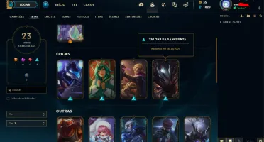 2 contas de lol