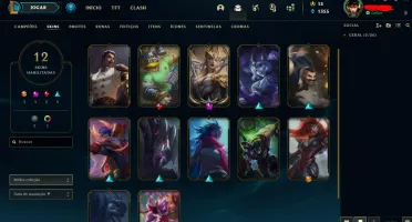 2 contas de lol