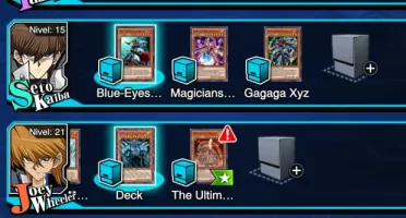 yu-gi-oh Duel Links conta