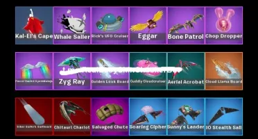 Conta de Fortnite a venda, com mais de 450 gastos.