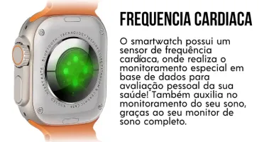 Smartwatch W68+ Ultra Series 8 Nfc Tela 2,02 Lancamento Novo