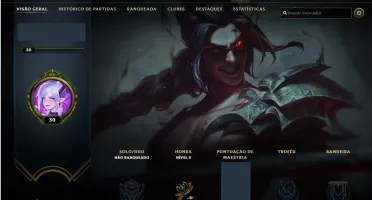 Conta UNRANKED com 4 skins + 46k essência azul