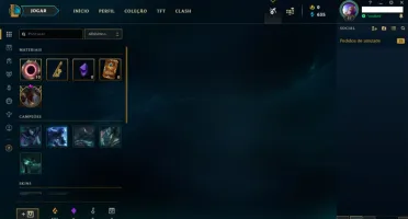 conta Gold 1, honra 3, lvl 88, com 19 skins
