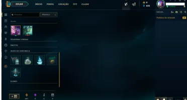 conta Gold 1, honra 3, lvl 88, com 19 skins