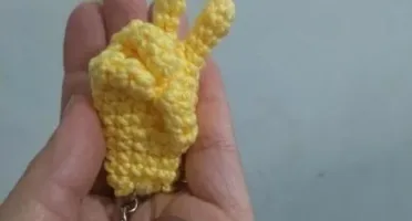 Chaveiro Melhor Possível em crochê