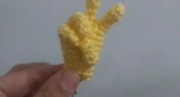 Chaveiro Melhor Possível em crochê