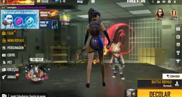 Conta de Free fire com o 4 passe e varias roupas raras