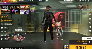 Conta de Free fire com o 4 passe e varias roupas raras
