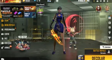 Conta de Free fire com o 4 passe e varias roupas raras