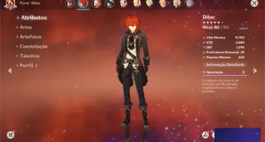 Conta diluc+mona+venti +2 armas 5 estrelas