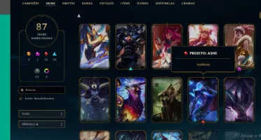 Vendo conta D2 87 skins (1 mítica, 10 lendarias, etc)
