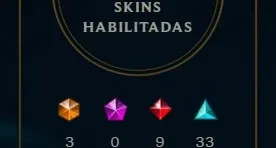 Conta League of Legends / All Champs / 143 skins / D4
