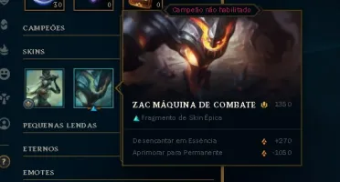 CONTA LOL SMURF PLATINA 4 IV COM WIN RATE ALTO/MMR ALTO