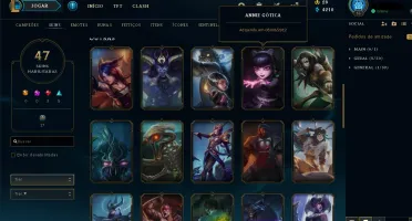 CONTA CRIADA NA SEASON 1 DO LOL
