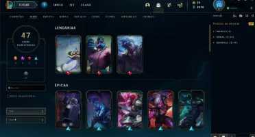 CONTA CRIADA NA SEASON 1 DO LOL