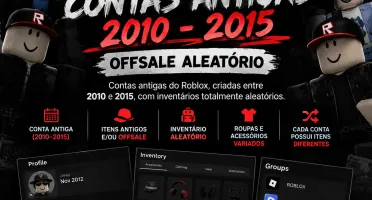 Contas Roblox Antigas 2010–2015 | Offsale Aleatório