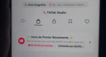 Conta Do Tiktok Com Shop Ativo +1,4K Seguidores, Lives Ativa
