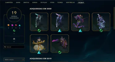 Conta LOL desde 2015