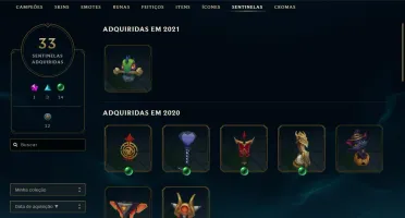 Conta LOL desde 2015