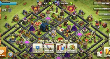 conta de clash of clans cv 12