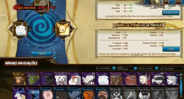 Conta Naruto Online OAS Top 3