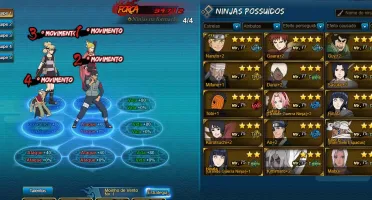 Conta Naruto Online OAS Top 3