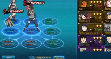 Conta Naruto Online OAS Top 3