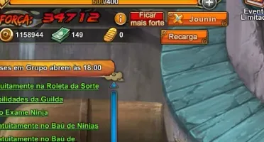Conta Naruto Online OAS Top 3