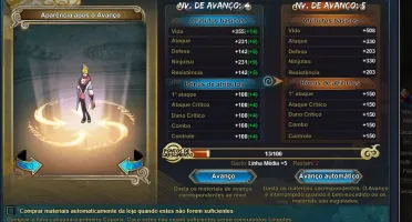 Conta Naruto Online OAS Top 3