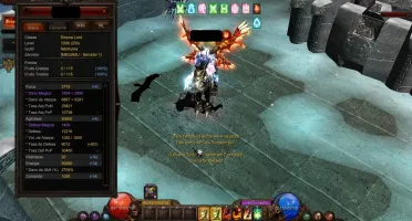 Conta do Megamu Personagem Dark Lord Lv1006 com MC e MP, VIP