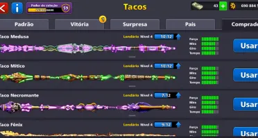 Conta 8 ball pool vip diamante negro