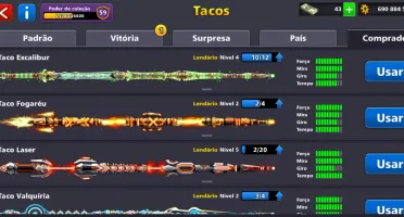 Conta 8 ball pool vip diamante negro