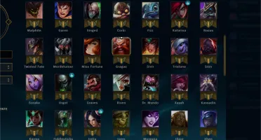 Conta de League of Legends - 93 campeões e 34 skins