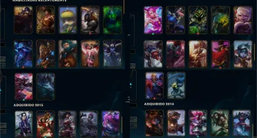 Conta de League of Legends - 93 campeões e 34 skins